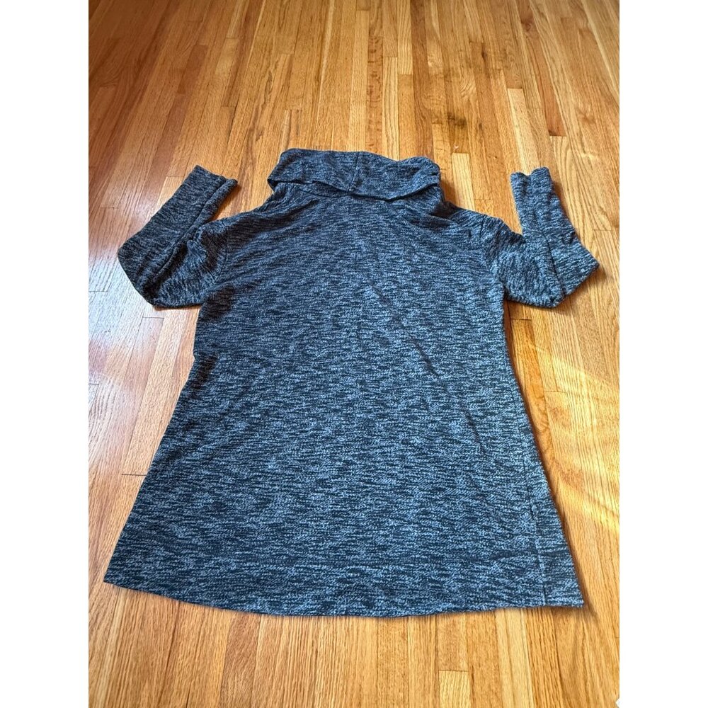 Merona Pullover Womens XL Sweater Cowl Neck Long Sleeve Gray Knit